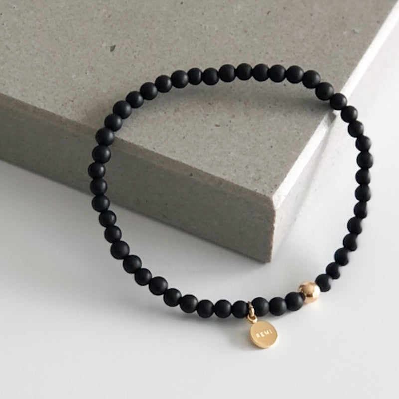 REMI x Shiny bracelet in Onyx